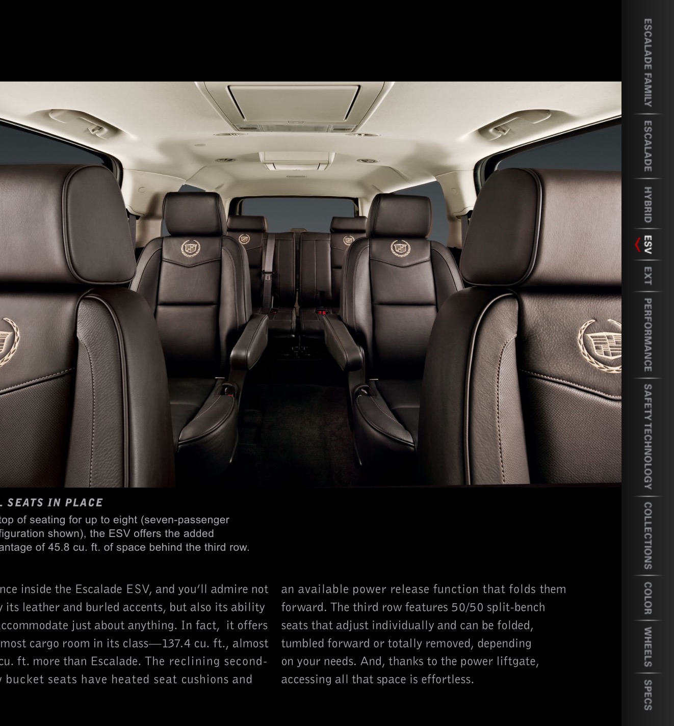 2013 Cadillac Escalade Brochure Page 13